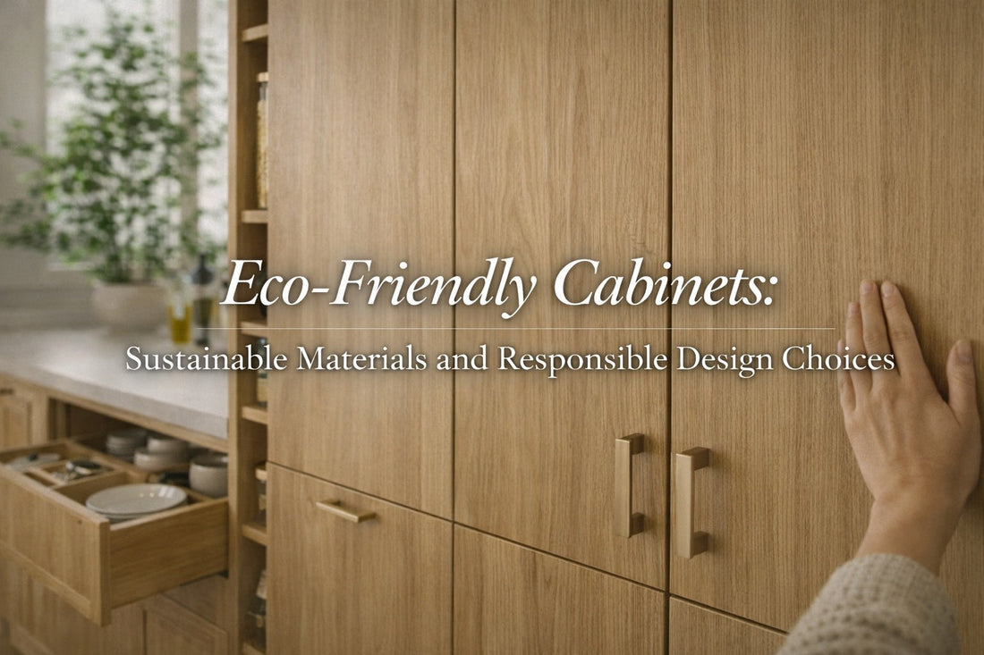Eco-Friendly Cabinets: Sustainable Materials and Responsible Design Choices