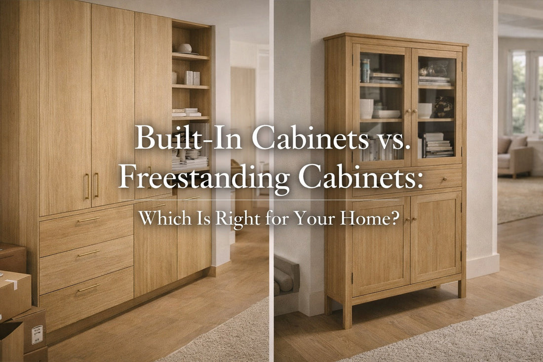Built-In Cabinets vs. Freestanding Cabinets: Which Is Right for Your Home?